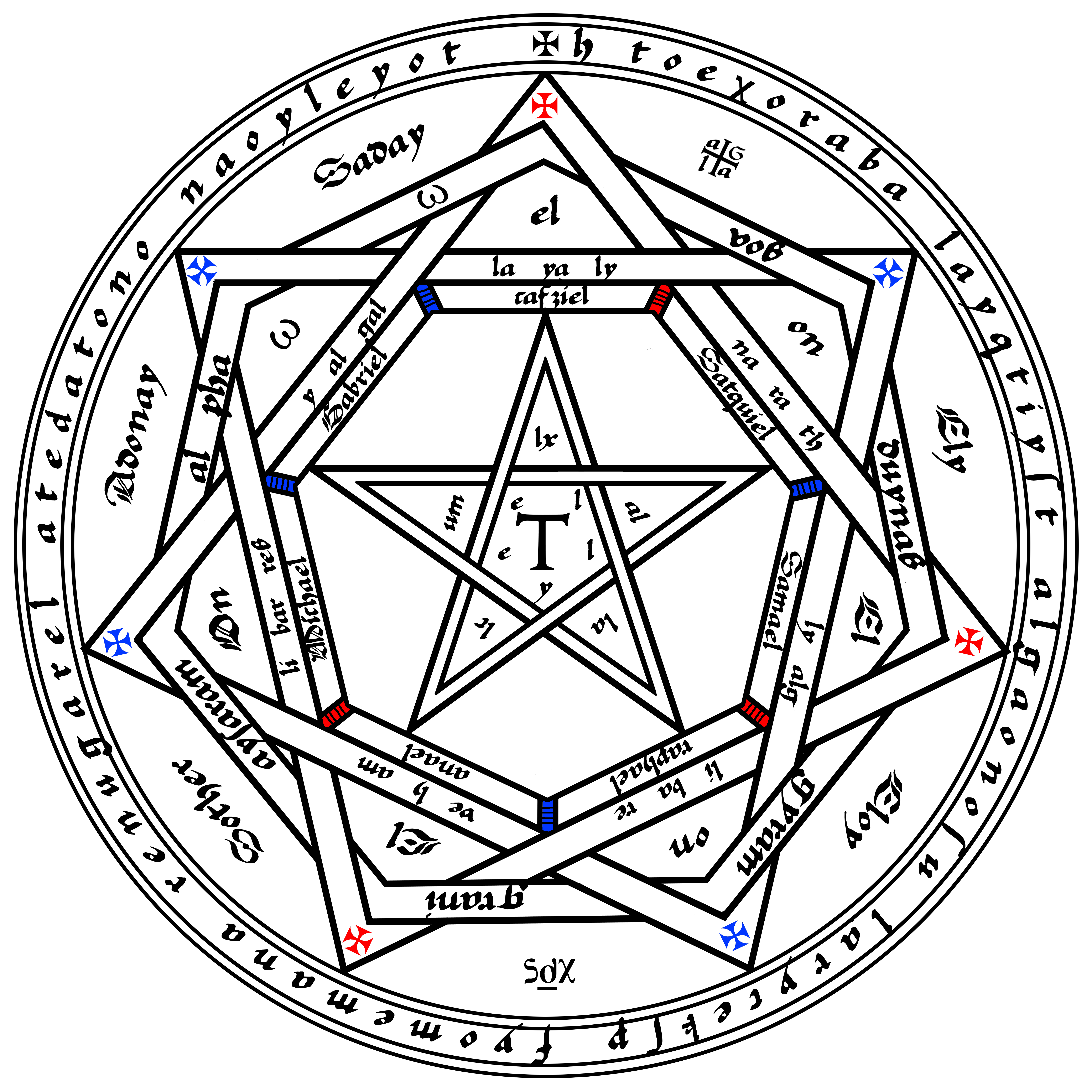 The Magic Seal of Dr. John Dee. The Sigillum Dei Aemeth. by